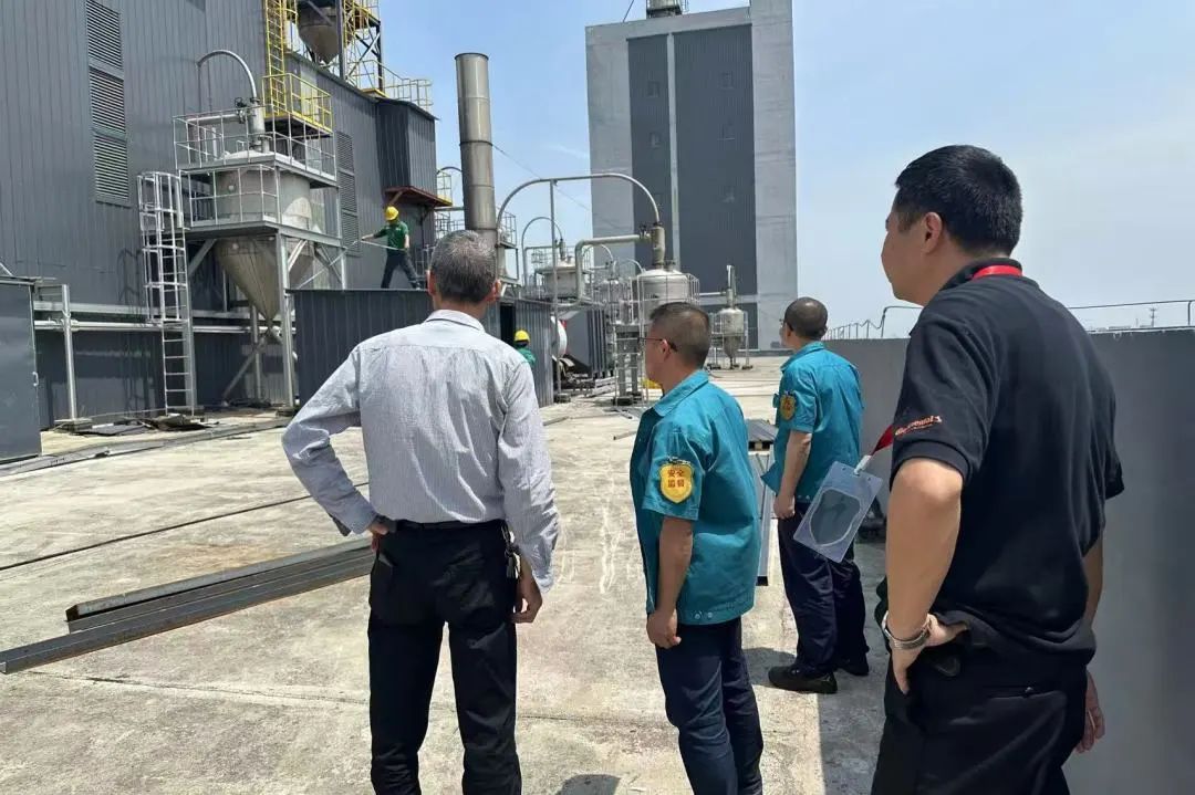 Changshu Polyester realiza inspeccións de seguridade antes das vacacións do día de maio